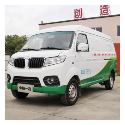 China Single Cabin Electric Mini Vans Cargo Delivery Vehicle Lhd Rhd Transit Vans 271KM for sale