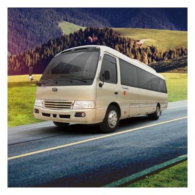 China Diesel Coaster Buses With Air Conditioning Traction Control Safety Features en venta