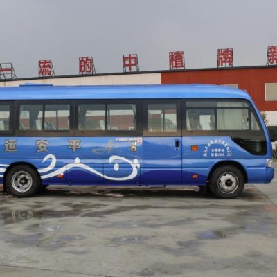 China 19 Seats Diesel Bus With Air Suspension And Air Conditioning LHD RHD for sale
