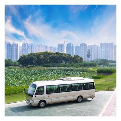 China Diesel Coaster Buses With Air Conditioning And High Back Seats for sale