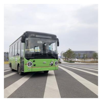 China 6.6m Elektrisch Mini Buses Leaf Spring Met airconditioning Te koop