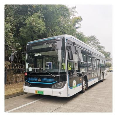 China 12 Meters Long Distance Electric Bus Luxury Passenger Bus Drive Range 280km zu verkaufen