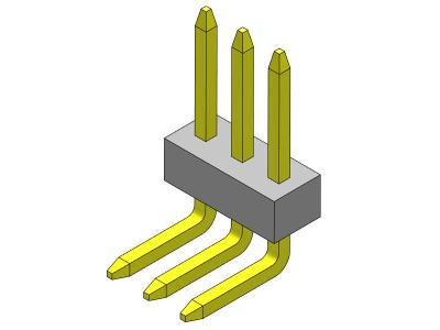 중국 1.00mm Pin Female Header Connector R/A Pin Electrical Connectors 1*2PIN To 1*40PIN 판매용
