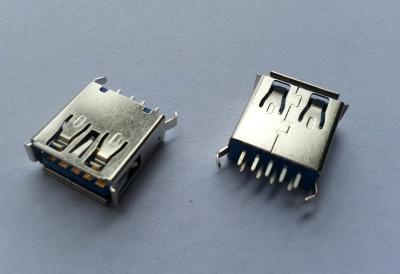 China L 13.7mm Usb 3.0 A Type Connector Female  Vertical 180° Dip Type for sale