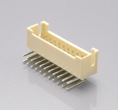 China 2.0mm Conectores de alambre de placa de circuito Wafer Dos filas Ángulo recto 90 ° Tipo de inmersión PHB2.0 Serie en venta