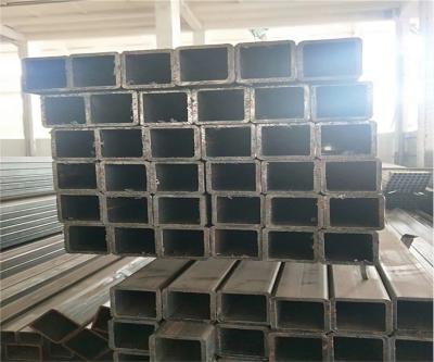 China 25mm Rectangular Hollow Steel Tubing Q235 Low Carbon Black Steel Hot Dip Galvanized for sale