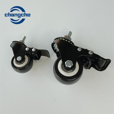 China Retractable PVC PU Heavy Duty Workbench Casters 360 Degree for sale