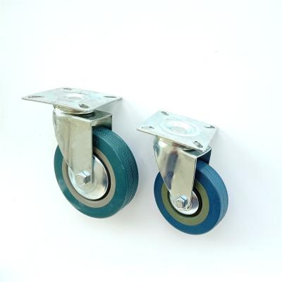 China Industrial PVC Light Duty Caster Wheels For Refrigerator 500 Kg for sale