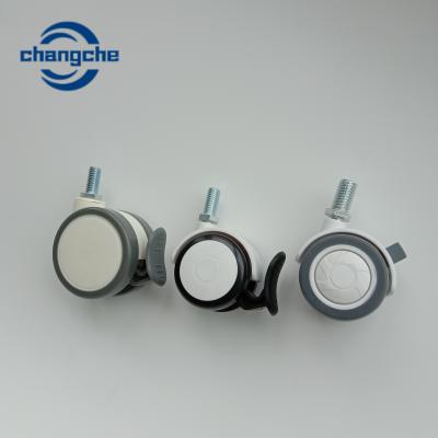 Chine Roulettes en nylon résistantes de lit d'hôpital de PVC pp roulettes 110kg de 2 pouces à vendre