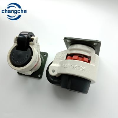 China Rodillo giratorio con freno rodillos de caucho médico 3/4/5 pulgadas ruedas de repuesto de trabajo pesado silencioso en venta