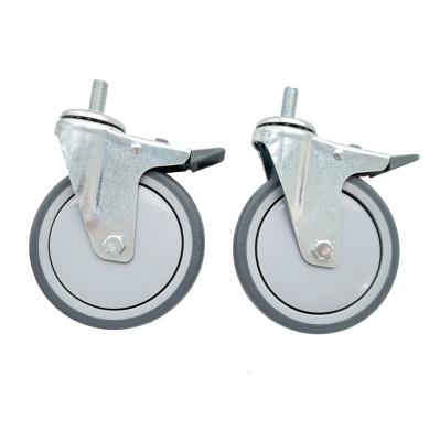 China Office Chair Furniture Castors Wheels With Wheel Diameter 50mm Casters for sale