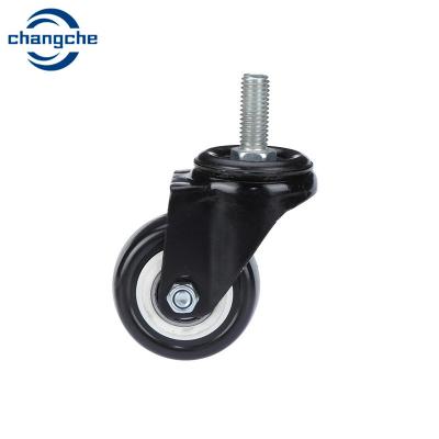 China 6 pulgadas de altura total de las ruedas industriales de fuerza de rodillo de 4 pulgadas de diámetro de la rueda en venta