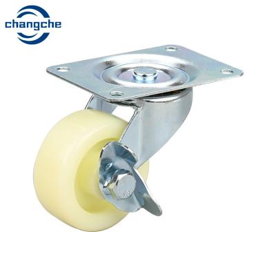 China 6 Inch Overall Height Heavy Duty Caster Wheels With Ball Bearing Gray Wheel Color for sale