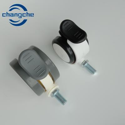 China Gray Universal Medical Casters Swivel Hospital Caster Wheels with Lock en venta