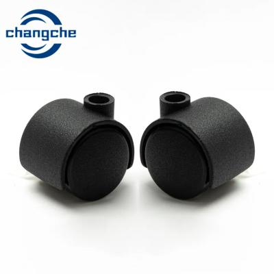 China 11mm Thread Size Office Chair Castor Wheels with Grip Ring Stem 20mm Thread Length for sale