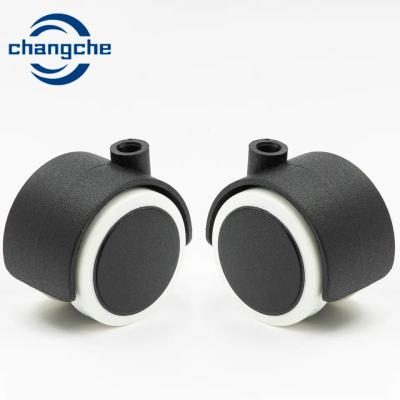 China Verplaatsingswielen voor meubels in zilver met een wielenbreedte van 25 mm Te koop