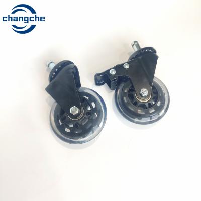 China PVC PU Material Swivel Castor Wheels For Industrial Applications for sale