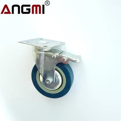 China 2 - 4 Inch Wheel Diameter Durable Industrial Caster Wheels 500-2000 Lbs Load Capacity for sale
