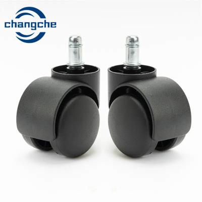 China Thread Chair Rolling Wheels 20mm Length Top Plate / Swivel / Fixed Mounting Type Te koop