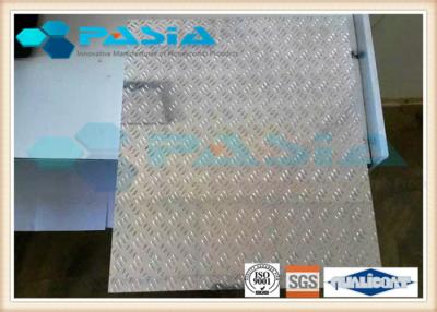 China Anti teste padrão de aço inoxidável de derrapagem da placa do passo do diamante da folha do favo de mel do uso do elevador à venda
