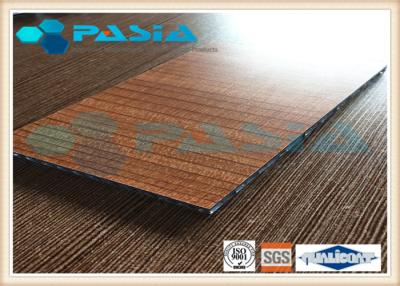China Train Partition Honeycomb Composite Panels HPL Attached 1220mm Width 2440mm Length for sale