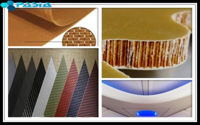 China 10mm Thickness Aramid Honeycomb Panels With Aramid Fiber Fabrics Prepreg for sale