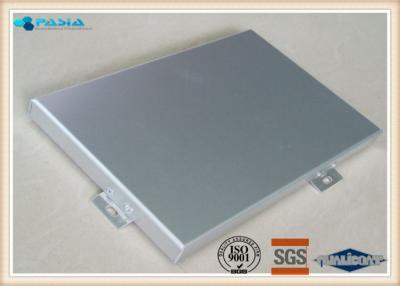 China PVDF Powder Coated Solid Aluminium Cladding Panels Standard / Flat Surface for sale