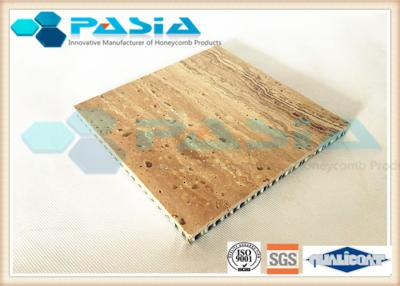 China Cornice Use Honeycomb Stone Panels , Thin Limestone Veneer Panels Anti - Wear for sale