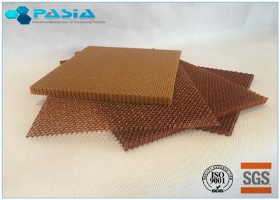 China Los paneles del panal de Aramid del tratamiento del telar jacquar con resistencia de los hongos de la resina de epoxy en venta