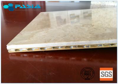 China Marble Veneer Stone Honeycomb Composite Panels Edge Folded Marine Interior Decoration for sale