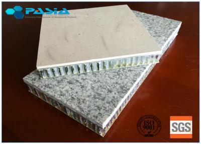 China La piedra pulida del panal del grueso de 20m m artesona los paneles de aluminio ligeros en venta
