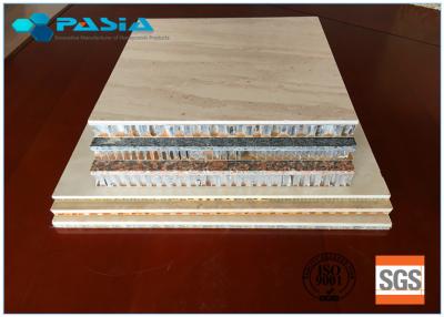 China la piedra de mármol clasificada 600x600 del panal artesona los paneles de aluminio de la base de panal en venta