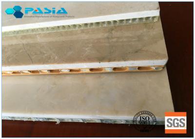China La piedra de mármol abierta del borde artesona la especificación modificada para requisitos particulares los paneles de aluminio del panal en venta
