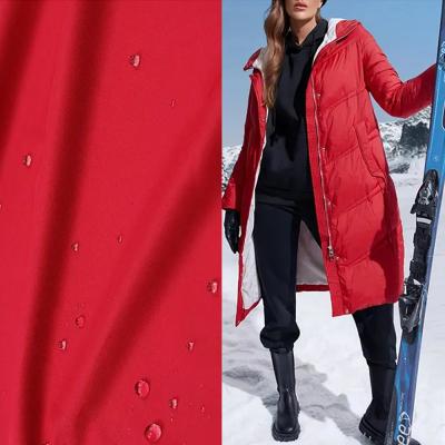 中国 190t 210t Polyester Waterproof Down Jacket Windproof Outdoor fabric 販売のため