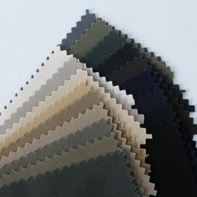 China Multiple Colors Enzyme Washing 100% Cotton Fabrics And Textiles For Premium Suit Trousers à venda