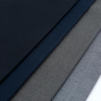 中国 Dark Materials Polyester Cotton Spandex Fabric Interwoven Dobby Fabric For Clothing 販売のため