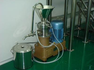China Stainless Steel Peanut Butter Colloid Mill Machine / Equipment GMP standard for sale