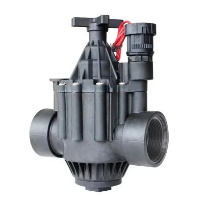 China 21 m3/h Válvula solenoide de irrigação com fio de plástico durável de 2' à venda