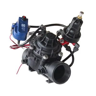 China 2'' Pressure Reducing Solenoid Valve for Nylon Size 136X242X220cm Flow ≤50.0m3/h for sale