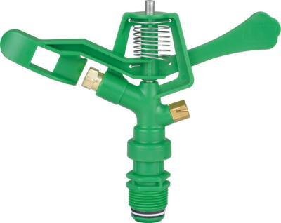 China Adjustable Underground Impact Sprinkler Nozzles Plastic Impulse Sprinkler for sale