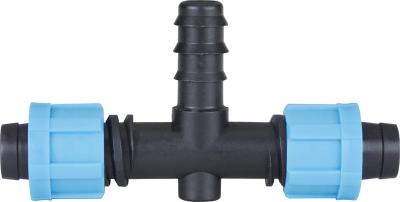 China Plastic Strong  Drip Tape Connectors Durable Micro Irrigation Connectors for sale