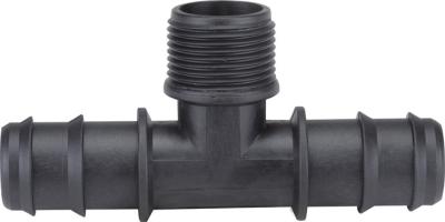 China Plastic Irrigation Tubing Connectors Drip Irrigation T Connector  Dn12 16 20 25mm for sale