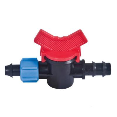 China Plastic Drip Tape Fittings Light Weight Drip Line Fittings Dn12 16 20 25mm for sale