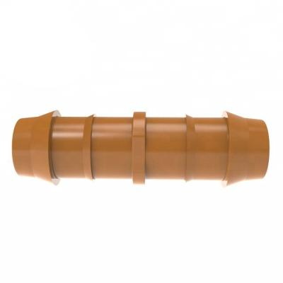 China Anti - UV Straight Irrigation Tubing Connectors 17mm Barbed Drip Irrigation for sale