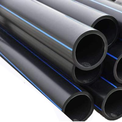 China LDPE Material Black Plastic Water Pipe / Agriculture Flexible Irrigation Pipe for sale