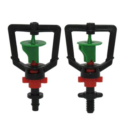 China 360 Degrees Rotary Micro Irrigation Nozzles With Threaded Connector / Barbed Connector for sale
