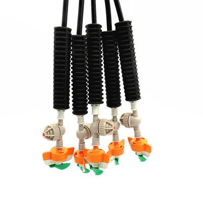 China Hanging Anti Drip Valve 4/7mm Tube Irrigation Micro Sprinklers for sale
