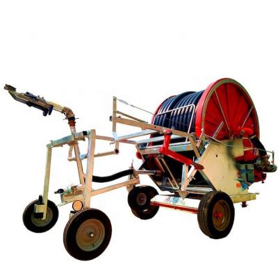 China 360 Gear Drive Sprinkler Irrigation Machine With Travelling Rain Gun DN50 2'' for sale