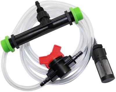 China Chemical Resistance Agriculture Venturi Fertilizer Injector Kit With 1/2 Inch Thread for sale