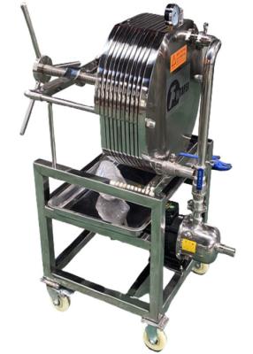 Chine filtre à plaque de 400mm utilisé dans le filtre-presse d'acier inoxydable de catégorie comestible d'usine de vin et de bière à vendre